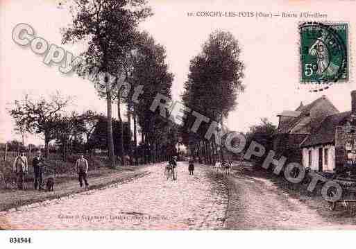 Ville de CONCHYLESPOTS, carte postale ancienne