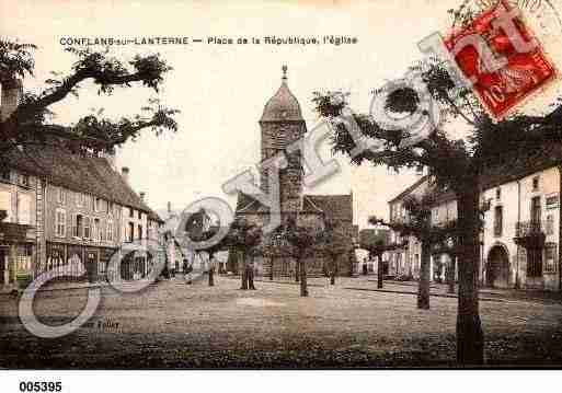 Ville de CONFLANSSURLANTERNE, carte postale ancienne