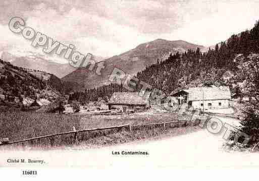 Ville de CONTAMINESMONTJOIE(LES), carte postale ancienne