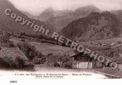 Ville de CONTAMINESMONTJOIE(LES), carte postale ancienne