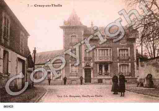 Ville de CROUYENTHELLE, carte postale ancienne Ville de CROUYENTHELLE, carte postale ancienne