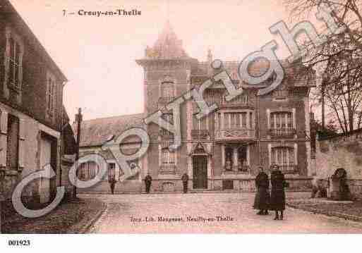 Ville de CROUYENTHELLE, carte postale ancienne