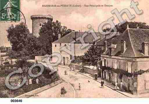 Ville de DAMMARIEENPUISAYE, carte postale ancienne