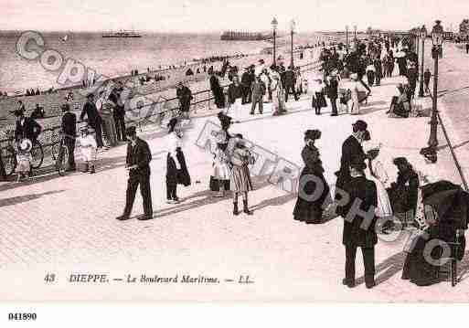 Ville de DIEPPE, carte postale ancienne