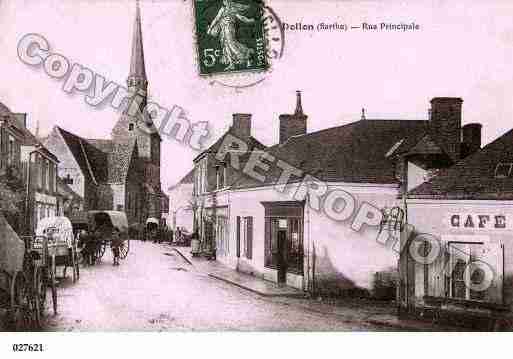 Ville de DOLLON, carte postale ancienne