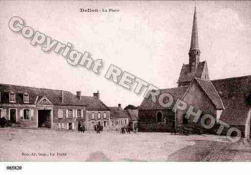 Ville de DOLLON, carte postale ancienne