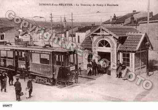 Ville de DOMBASLESURMEURTHE, carte postale ancienne