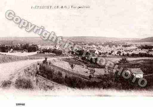 Ville de ETRECHY, carte postale ancienne