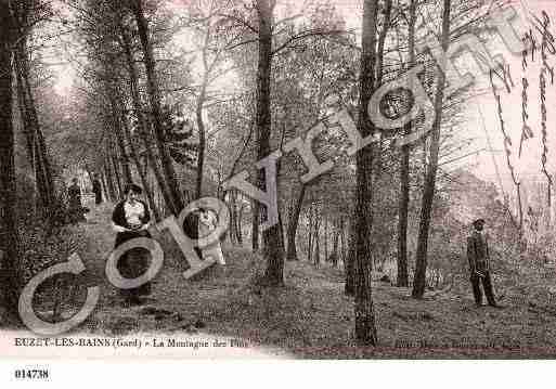 Ville de EUZET, carte postale ancienne