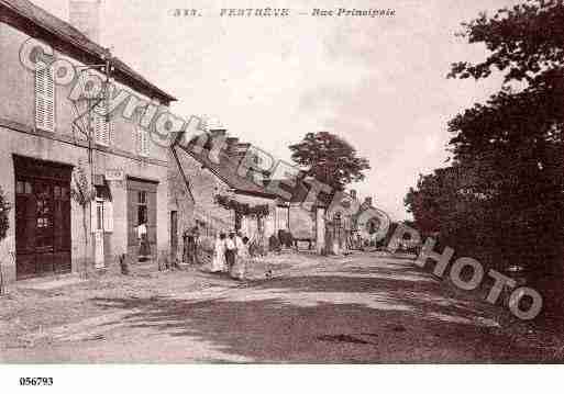 Ville de FERTREVE, carte postale ancienne