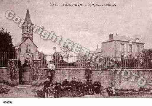 Ville de FERTREVE, carte postale ancienne