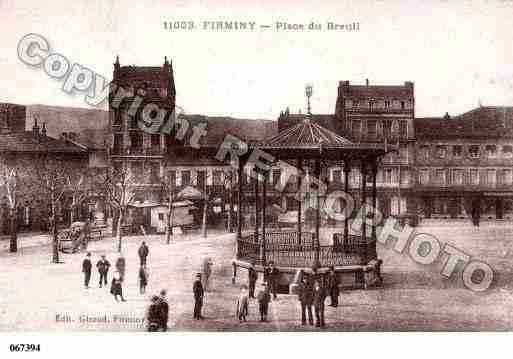 Ville de FIRMINY, carte postale ancienne