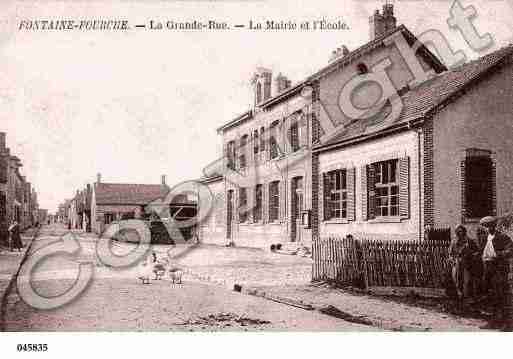 Ville de FONTAINEFOURCHES, carte postale ancienne