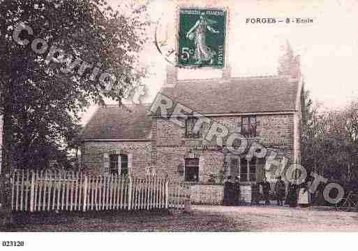 Ville de FORGES, carte postale ancienne