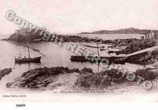 Ville de GIENS, carte postale ancienne