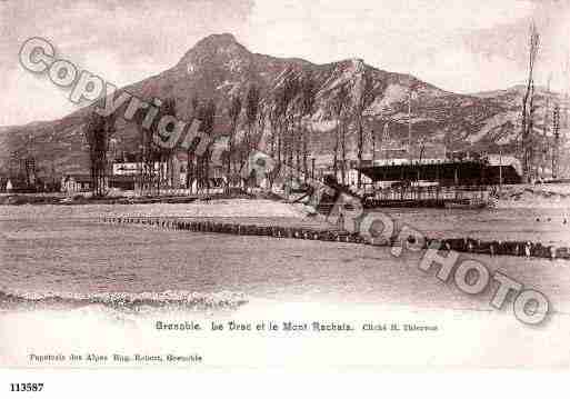 Ville de GRENOBLE, carte postale ancienne