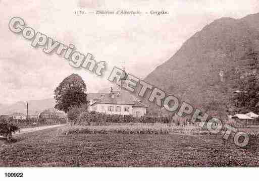 Ville de GRIGNON, carte postale ancienne