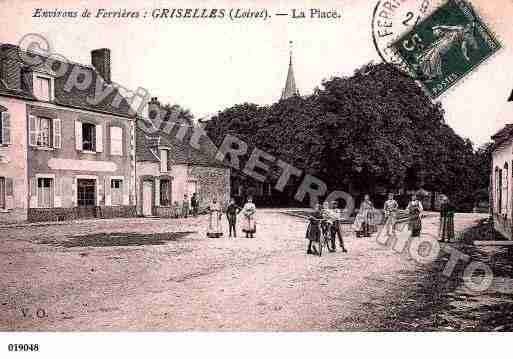 Ville de GRISELLES, carte postale ancienne