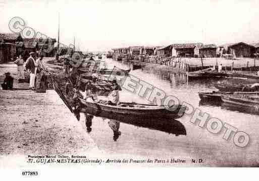 Ville de GUJANMESTRAS, carte postale ancienne