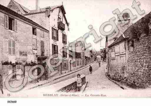 Ville de HERBLAY, carte postale ancienne