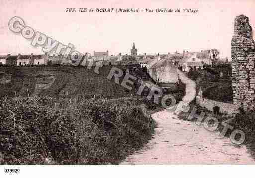 Ville de ILED'HOUAT, carte postale ancienne