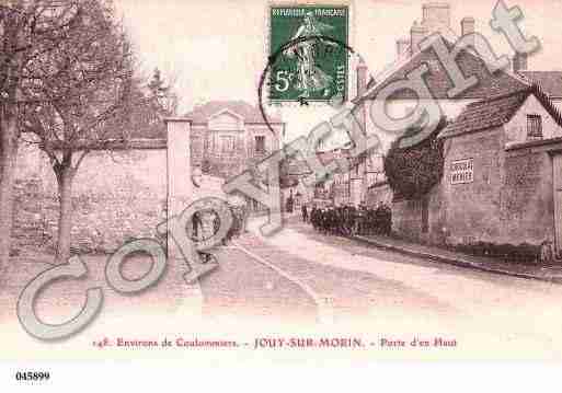 Ville de JOUYSURMORIN, carte postale ancienne