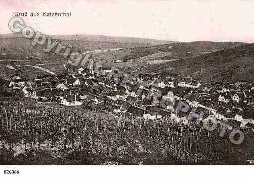 Ville de KATZENTHAL, carte postale ancienne