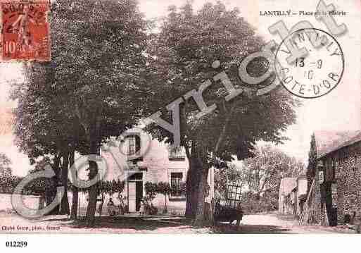 Ville de LANTILLY, carte postale ancienne