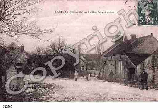 Ville de LANTILLY, carte postale ancienne