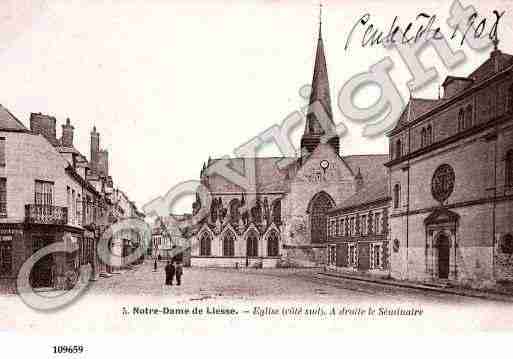 Ville de LIESSE, carte postale ancienne