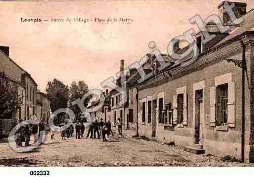 Ville de LOUVOIS, carte postale ancienne