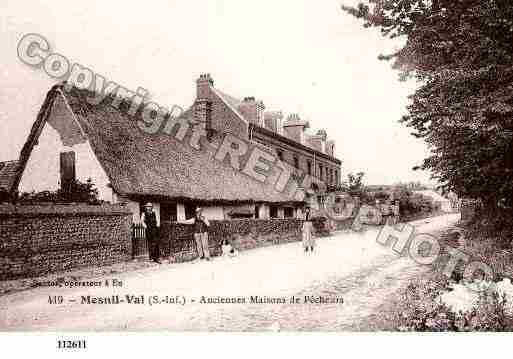 Ville de MESNILVAL, carte postale ancienne