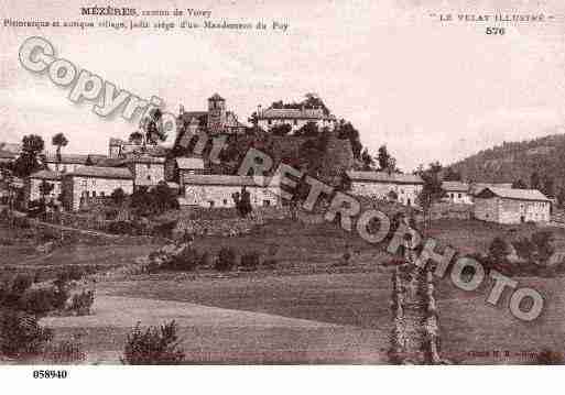 Ville de MEZERES, carte postale ancienne