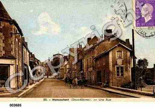 Ville de MONCOUTANT, carte postale ancienne