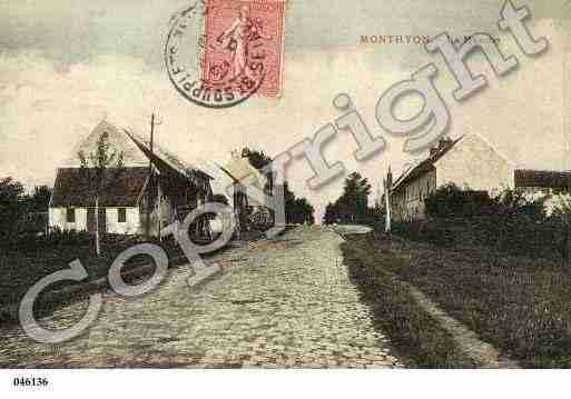 Ville de MONTHYON, carte postale ancienne