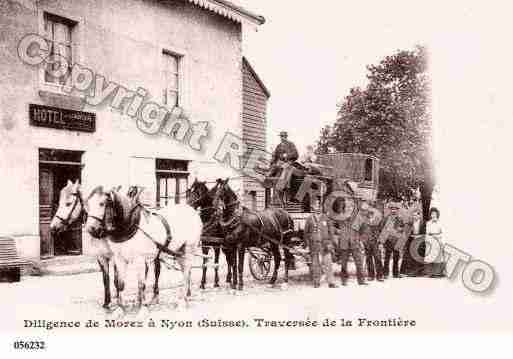 Ville de MOREZ, carte postale ancienne