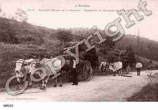 Ville de NALZEN, carte postale ancienne