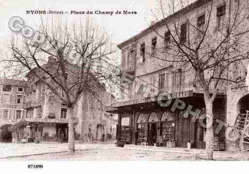 Ville de NYONS, carte postale ancienne
