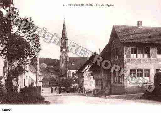 Ville de PFETTERHOUSE, carte postale ancienne