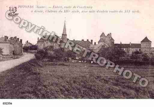 Ville de PIFFONDS, carte postale ancienne