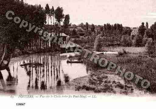 Ville de POITIERS, carte postale ancienne