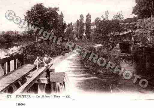 Ville de POITIERS, carte postale ancienne