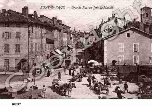 Ville de PONTDEVAUX, carte postale ancienne