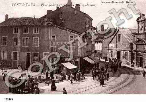 Ville de PONTDEVAUX, carte postale ancienne