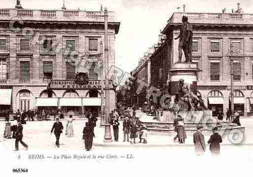 Ville de REIMS, carte postale ancienne