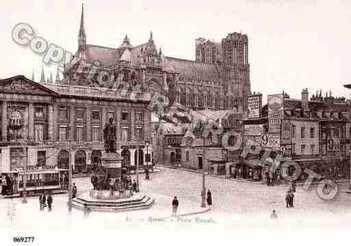 Ville de REIMS, carte postale ancienne