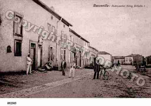 Ville de REZONVILLE, carte postale ancienne