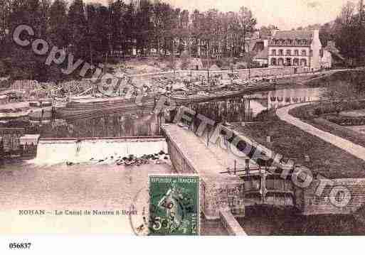 Ville de ROHAN, carte postale ancienne