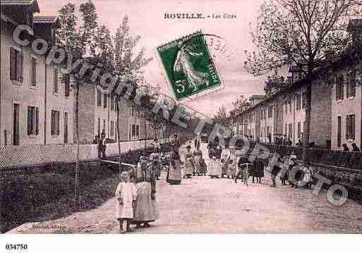 Ville de ROVILLEDEVANTBAYON, carte postale ancienne