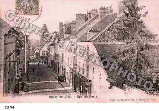 Ville de ROZAYENBRIE, carte postale ancienne